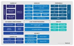 Synaptics SR AI MCU block