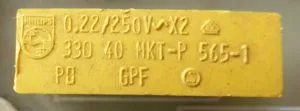 EinW X capacitors on Jay motor speed controller