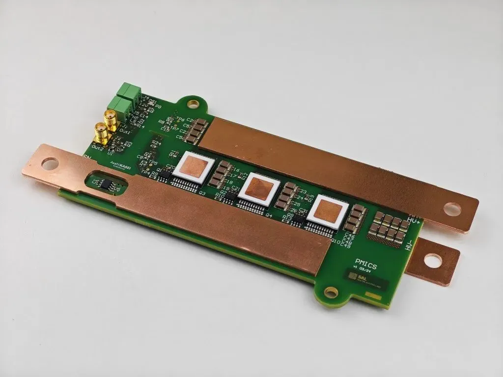 Current sensor integrated into power module