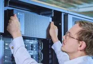 Q.Ant analogue photonic processing Native Processing Server going into an AI data centre