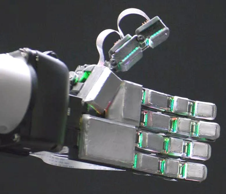 QueenMary touch sensitive robot hand