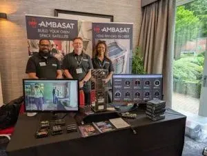 AmbaSat showcases AmbaSat 3U CubeSat at regional space conference