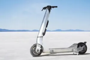 Bo e-scooter at Bonneville