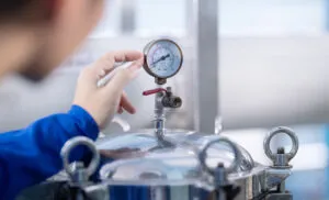 instrumentation gauge industrial setting