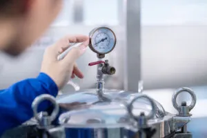 instrumentation gauge industrial setting