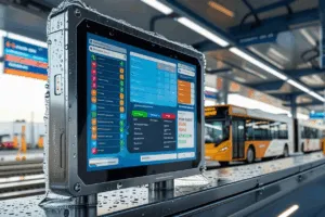 IP66 sealed monitor in transportation use CDS