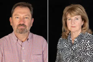 Saxavord Spaceport appoints new CEO - Scott Hammond, with Debbie Strang, deputy CEO