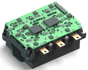 Schaeffler 800V automotive inverter component artists impression