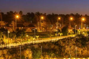 Gaggione orange and yellow streetlight atmosphere