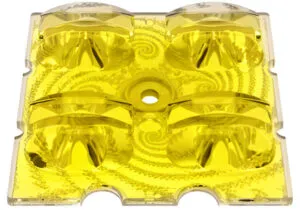 Gaggione amber yellow streetlight lens