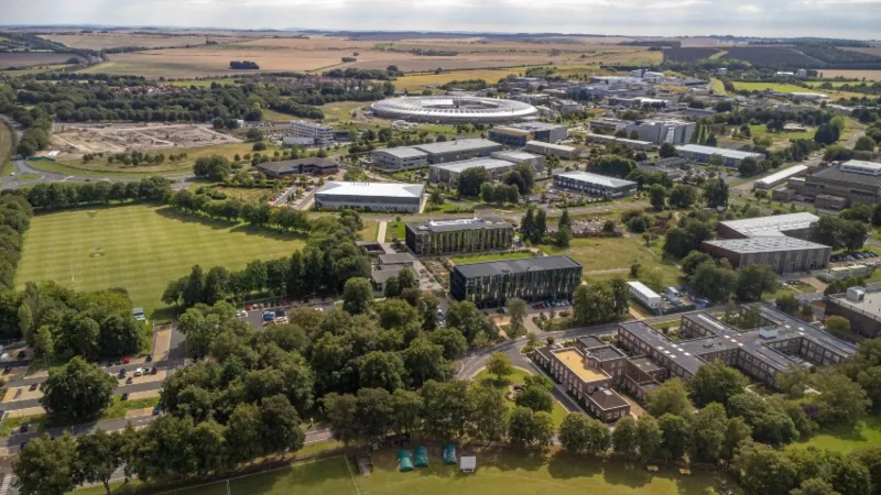 Harwell Science and Innovation Campus, where the helical antennas are produced