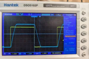 EinW opto coupler measurements scope