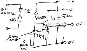 EinW opto coupler common collector expanded