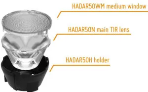 गैगियोन HADAR50 कोलिमेटर विंडो और होल्डर