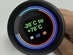 इनेल्को हंटर गोलाकार रंग एलसीडी