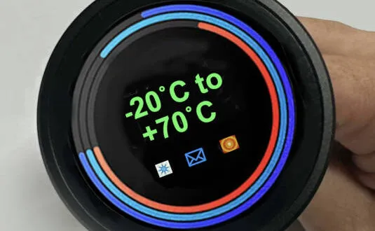 Inelco Hunter circular colour LCD