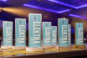 Elektra Awards 2025 trophies