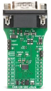 Mikroe CAN LIN transceiver development Click board