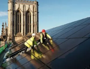 SolarEdge York Minster solar roof