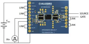 एलेग्रो पृथक SiC मॉसफेट गेट ड्राइवर इवल बोर्ड सर्किट