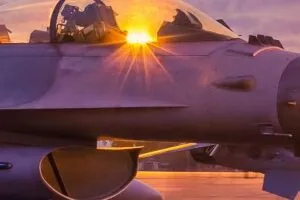 Microchip plane image for military qualified plastic transient voltage suppressor