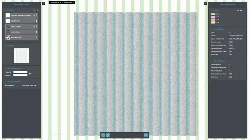 Mapbox-style viewer for CD-SEM