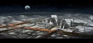 चंद्रमा का विकास