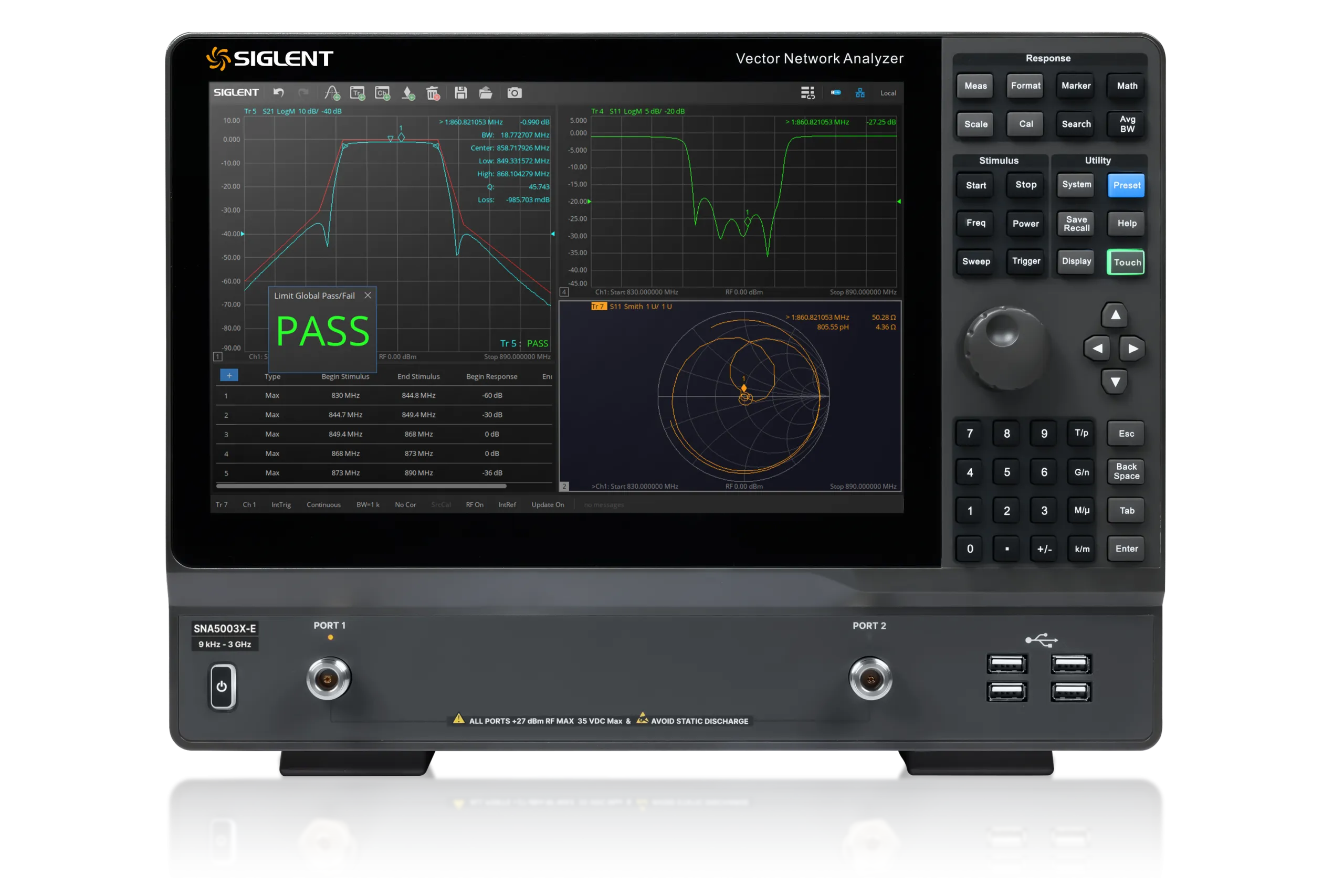 Telonic Siglent SNA500X-E VNA