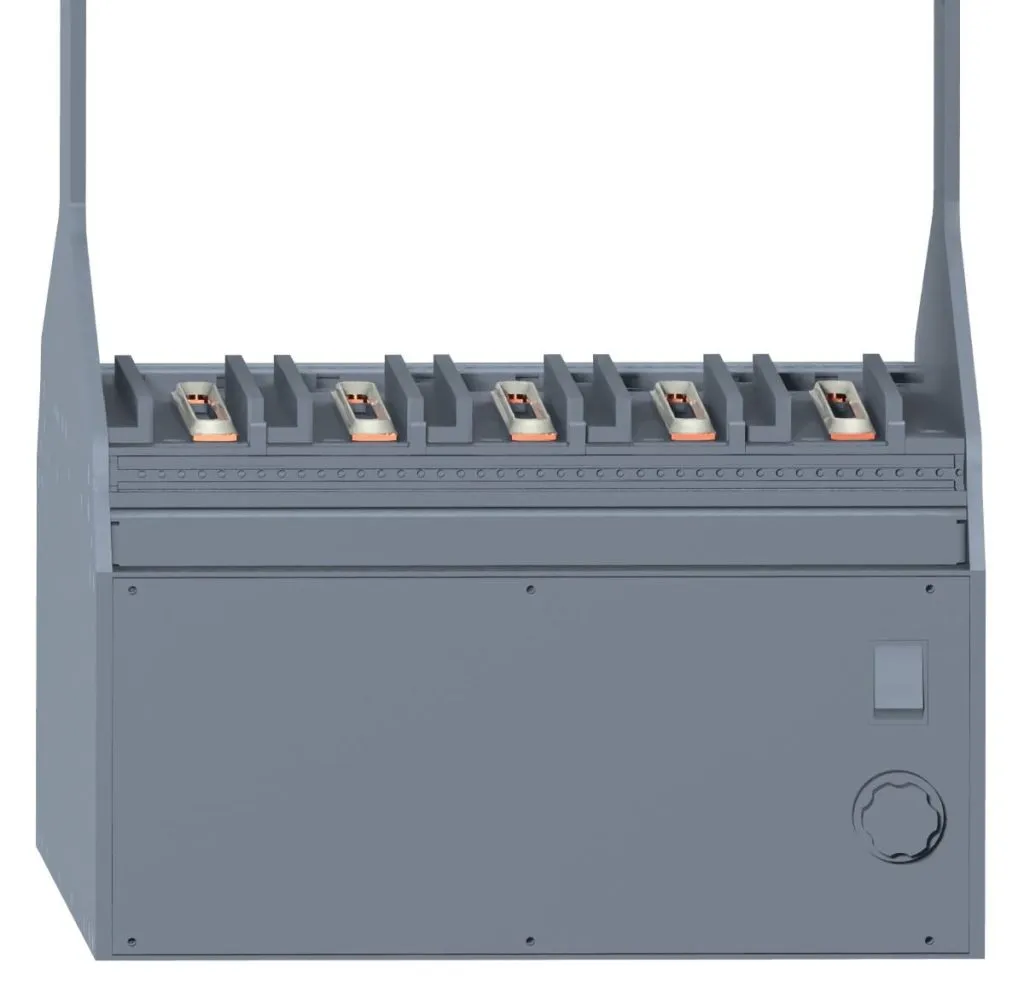 Bottom half of a development enclosure for VITA 48.5 Air Flow Through