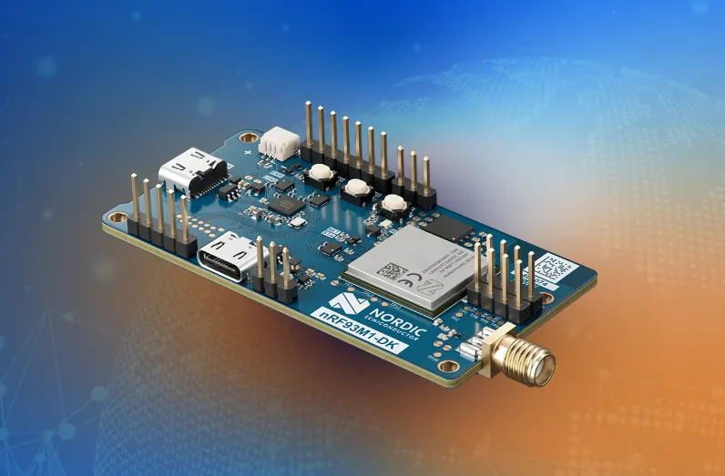 nRF93M1-LABA smart modem for Cat 1 bis IoT devices
