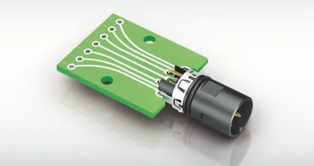 binder adds midmount PCB connectors to its M12 portfolio