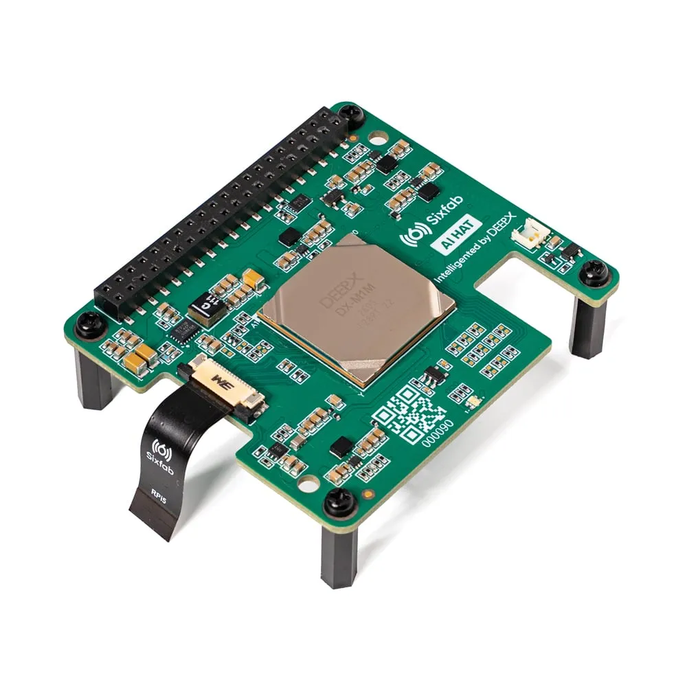 Sixfab AI HAT+ for Raspberry Pi 5 ⋆ Electronics Weekly