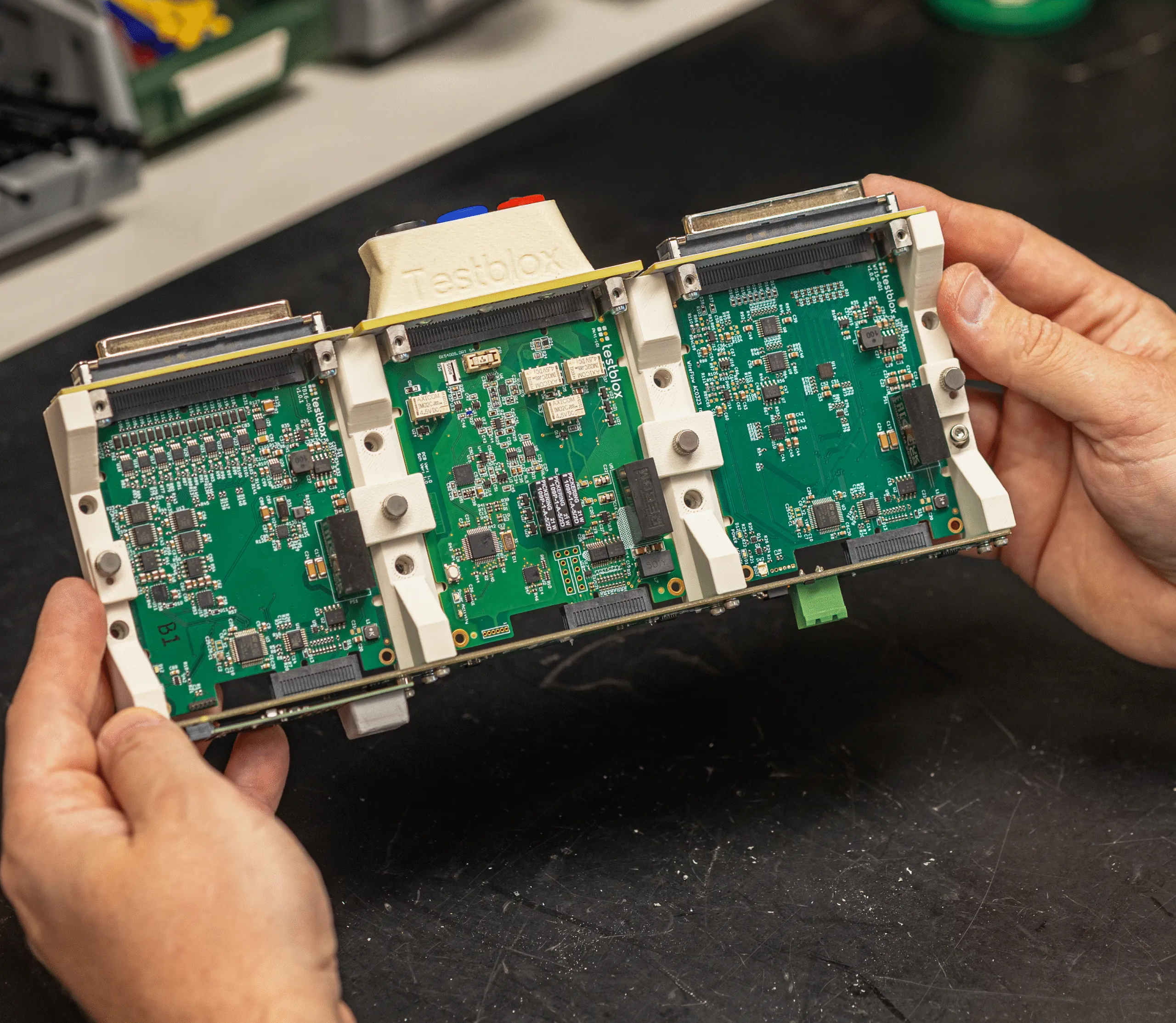 Miniature modules open up in-fixture functional testing