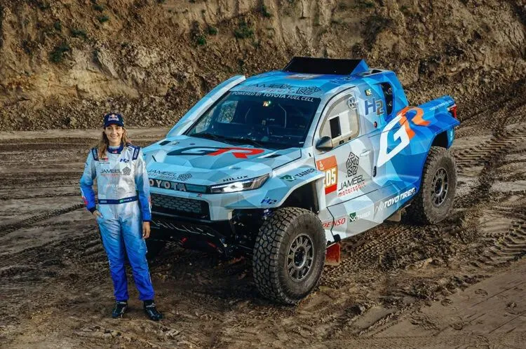Hydrogen truck for Dakar Rally