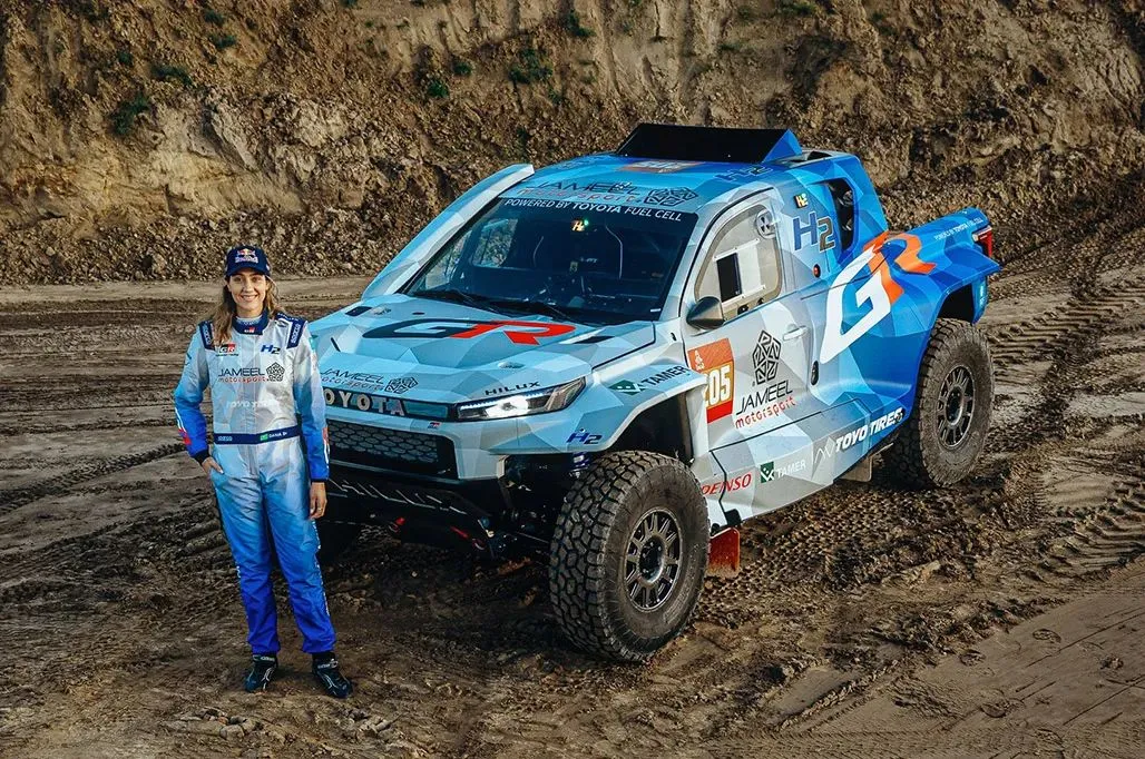 Hydrogen truck for Dakar Rally