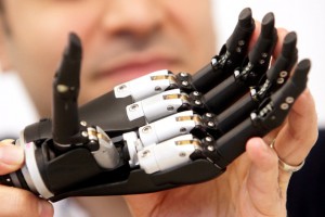 Leeds University bionic hand detail